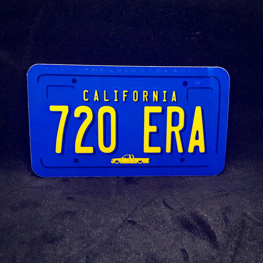 CALIFORNIA license plate king cab