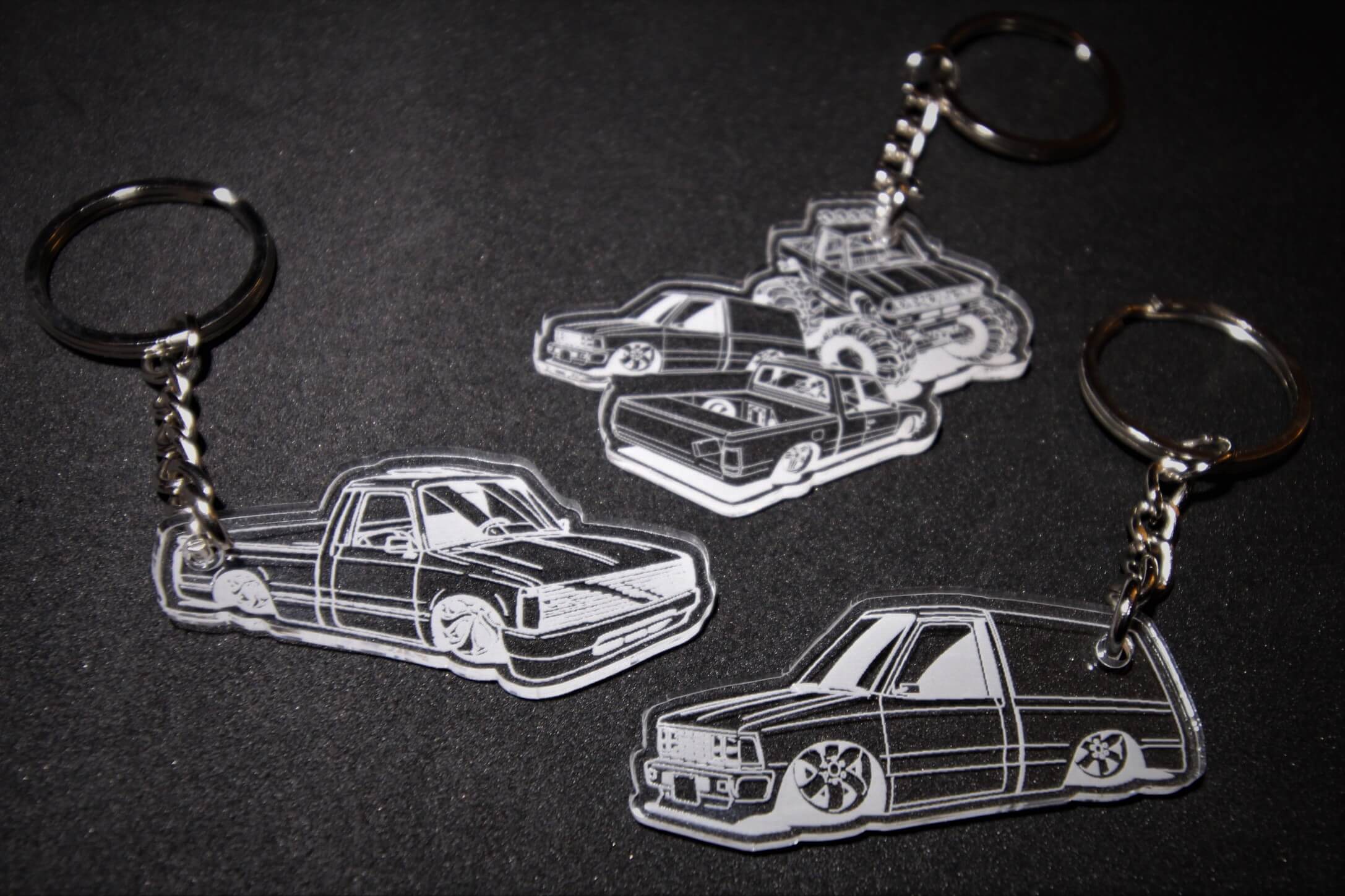 laser engraved key chains