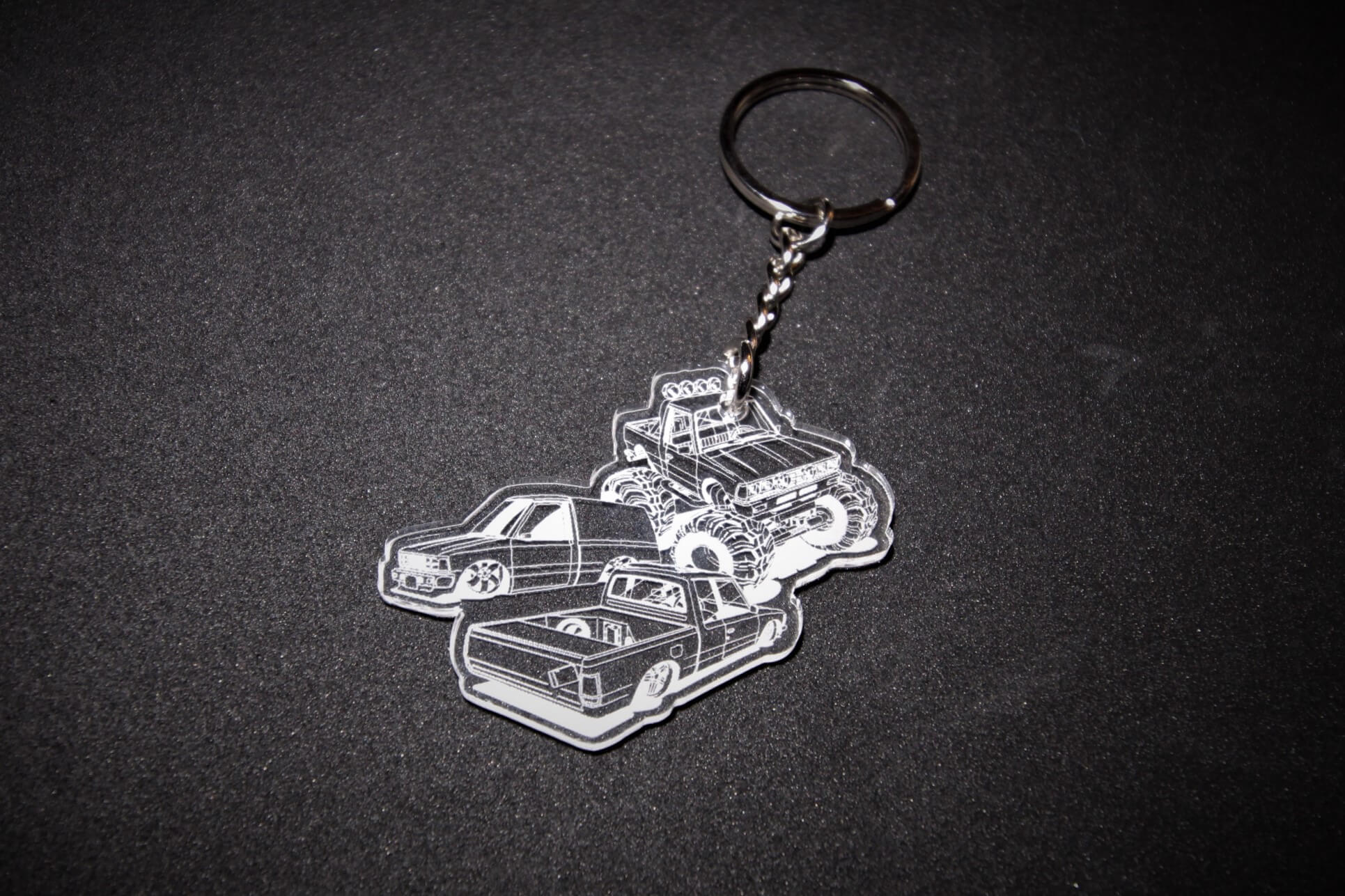 laser engraved key chains